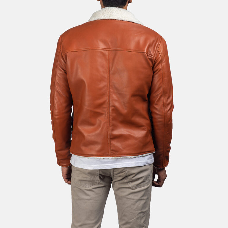 Dan Frost Tan Shearling Jacket(6-of-7)-1531223099244